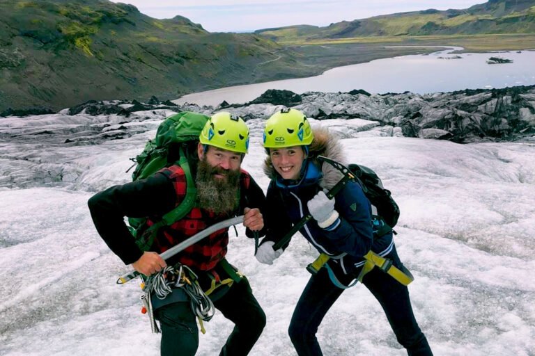 Glacier Hike, South Coast Waterfall & Black Sand Beach 11