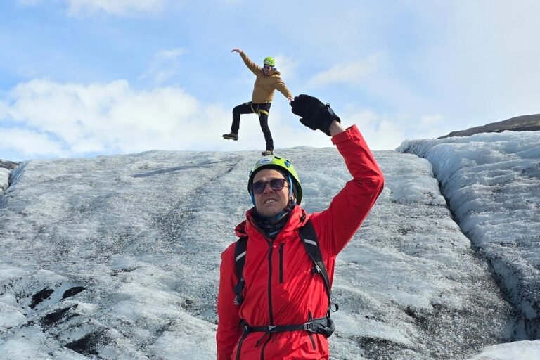 Glacier Hike, South Coast Waterfall & Black Sand Beach 4