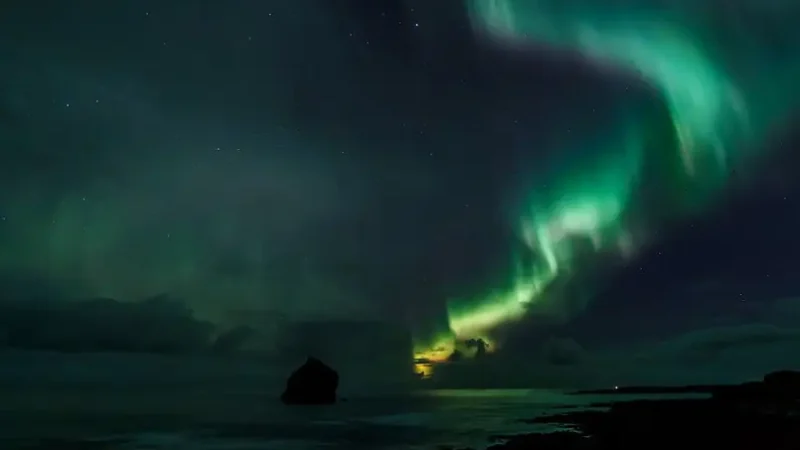 Northern Lights by boat